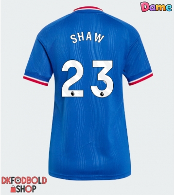 Manchester United Luke Shaw #23 Udebanetrøje Dame 2026-27 Kort ærmer Manchester United Luke Shaw #23 Udebanetrøje Dame 2026-27 Kort ærmer